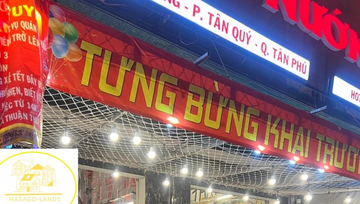 Cho thuê Nhà Tân Hương, 250m2, NGANG 10M - TẶNG QUÁN NHẬU